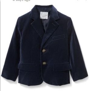 Janie and Jack Velvet Blazer - NEW